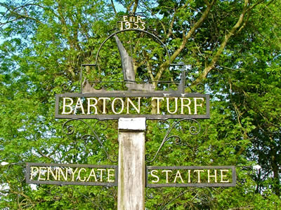 Barton Turf Village Sign