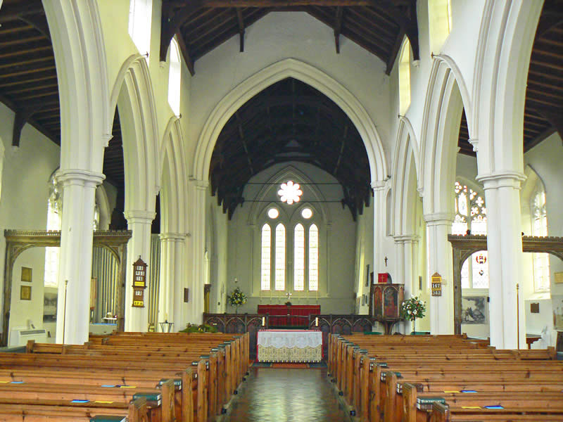 Inside Castle Acre Church