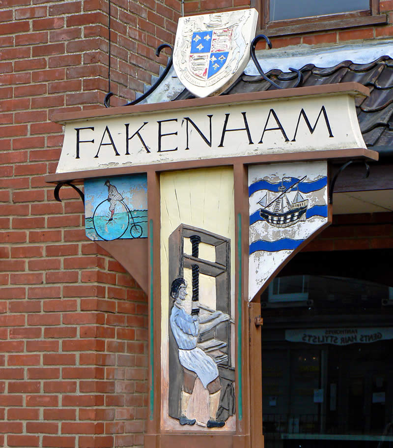 Fakenham Sign