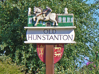 Old Hunstanton Sign