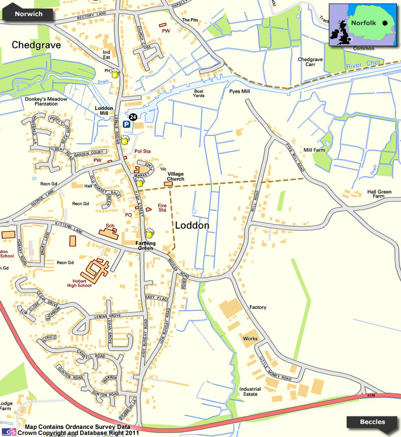 Loddon Map