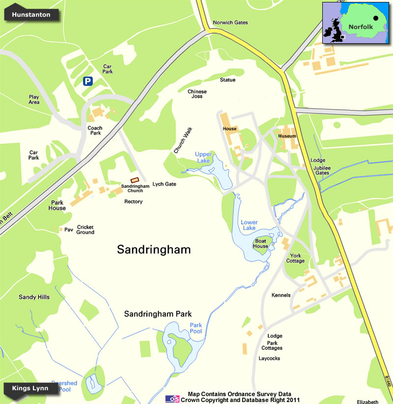 Sandringham Map