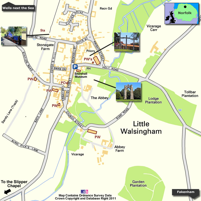 Waslingham Map