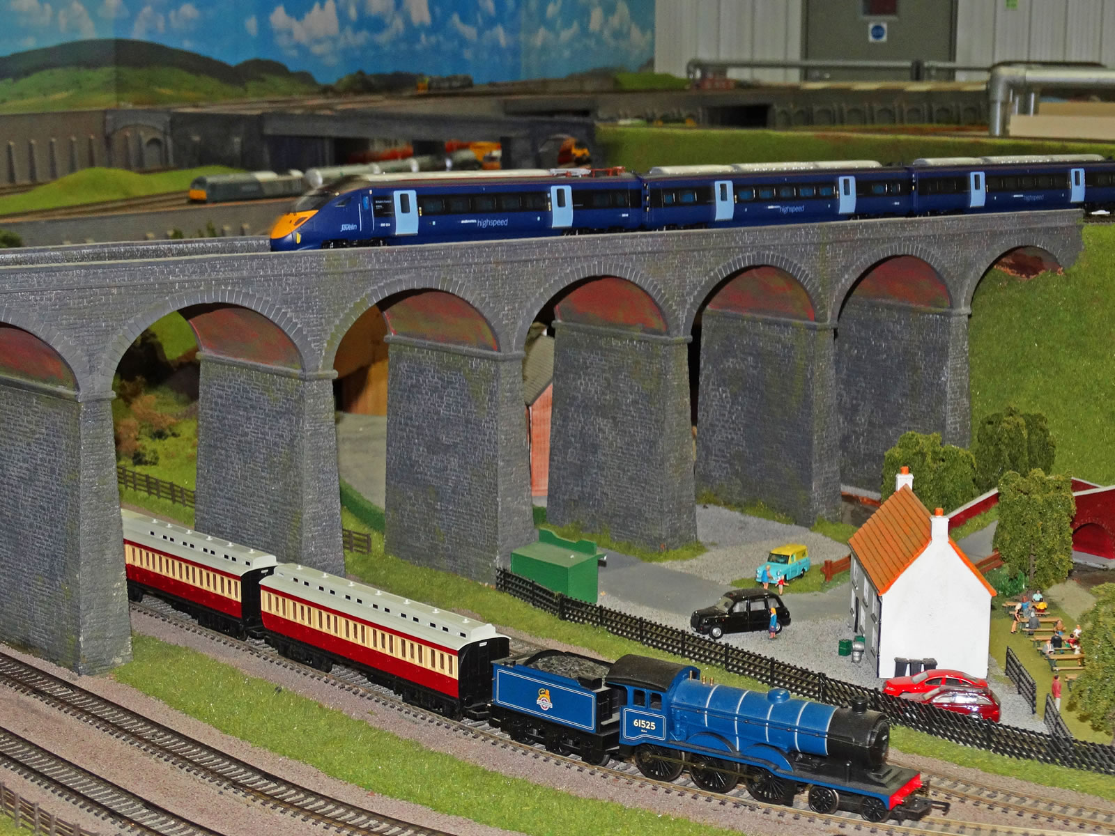 Trains represent all era's of the Great British railway