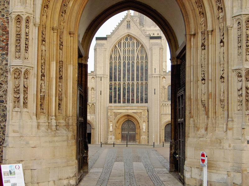 Norwich Cathedral Entrance