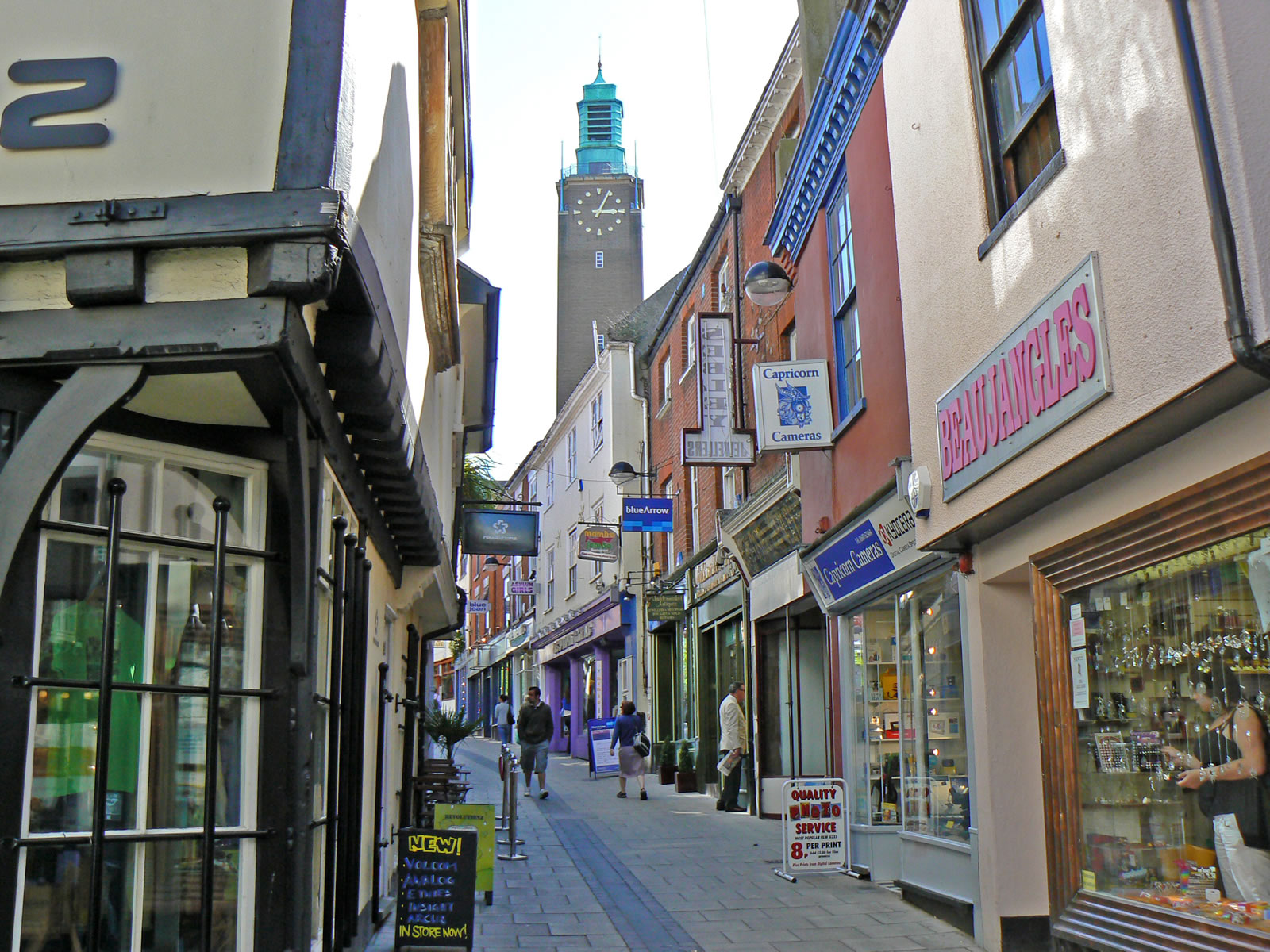 Norwich Shopping Including Norwich Lanes Market Castle Mall And 