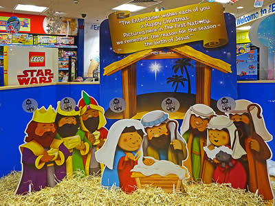 Toy Nativity Scene